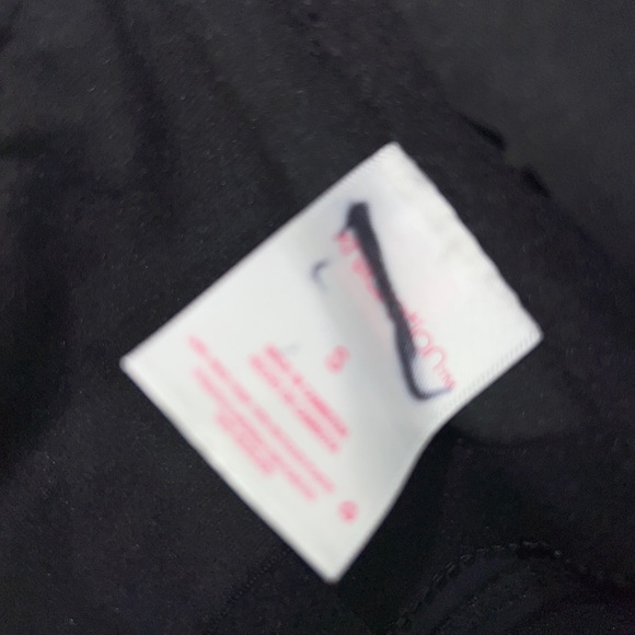 Xhilaration black bralette swim top size small ruffle sleeve lace up front - Picture 8 of 8